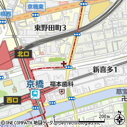 大阪京橋ゆたかクリニック周辺の地図