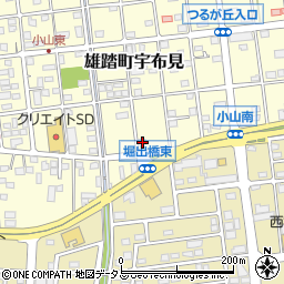 静岡県浜松市中央区雄踏町宇布見4147周辺の地図