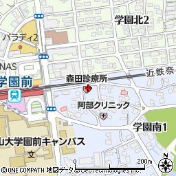 森田診療所周辺の地図