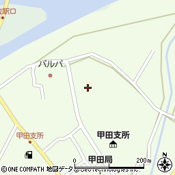 ふれあいセンター　甲田周辺の地図