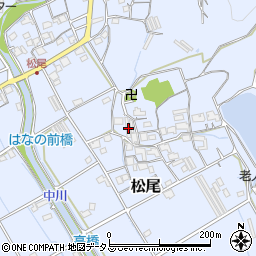岡山県岡山市北区松尾413周辺の地図
