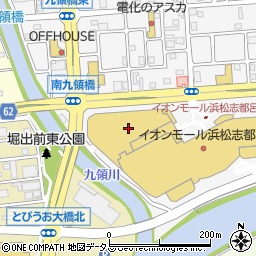 イオンモール浜松志都呂イオン前平面駐車場周辺の地図