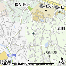 奈良県生駒市辻町881-92周辺の地図