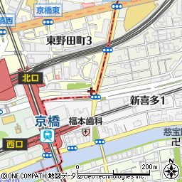大阪京橋ゆたかクリニック周辺の地図