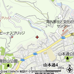 兵庫県神戸市中央区神戸港地方前山周辺の地図