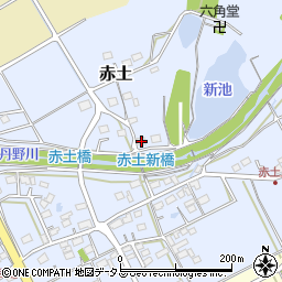 静岡県菊川市赤土373周辺の地図