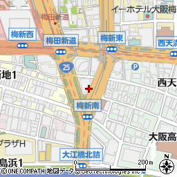 大阪府大阪市北区西天満4丁目14-15周辺の地図