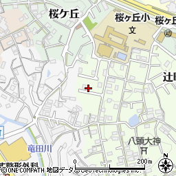 奈良県生駒市辻町881-89周辺の地図