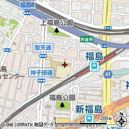 大阪市立上福島小学校周辺の地図
