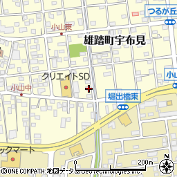 静岡県浜松市中央区雄踏町宇布見4627周辺の地図
