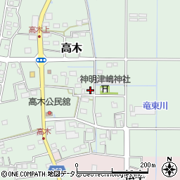 静岡県磐田市高木225周辺の地図