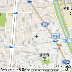 静岡県浜松市中央区本郷町53周辺の地図
