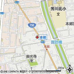 静岡県浜松市中央区本郷町37周辺の地図