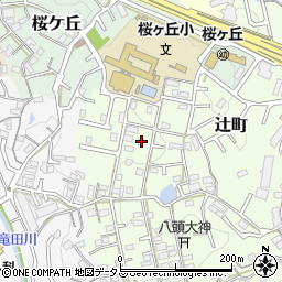 奈良県生駒市辻町882-78周辺の地図