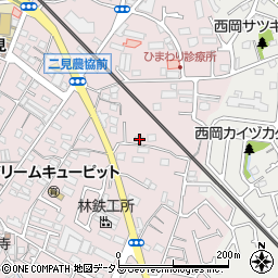 兵庫県明石市二見町東二見165周辺の地図