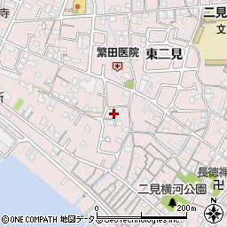 兵庫県明石市二見町（東二見）周辺の地図