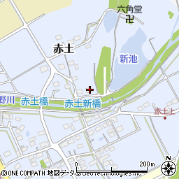 静岡県菊川市赤土374周辺の地図