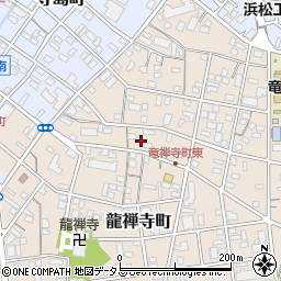 静岡県浜松市中央区龍禅寺町256周辺の地図