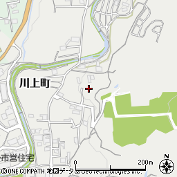 奈良県奈良市川上東町周辺の地図