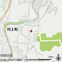 奈良県奈良市川上東町周辺の地図