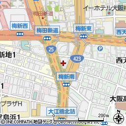 大阪府大阪市北区西天満4丁目14周辺の地図