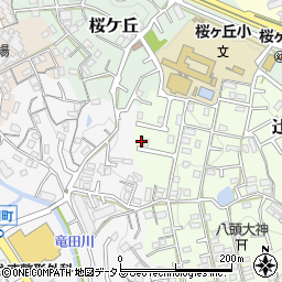 奈良県生駒市辻町881-87周辺の地図