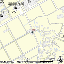 川西周辺の地図