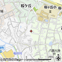 奈良県生駒市辻町881-86周辺の地図