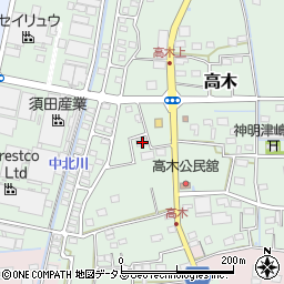 静岡県磐田市高木33周辺の地図