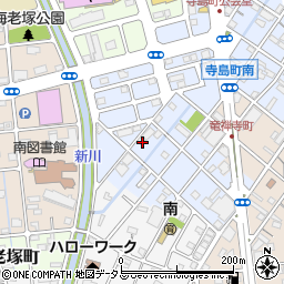 静岡県浜松市中央区寺島町39周辺の地図