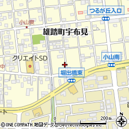静岡県浜松市中央区雄踏町宇布見4197周辺の地図