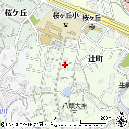 奈良県生駒市辻町882-102周辺の地図