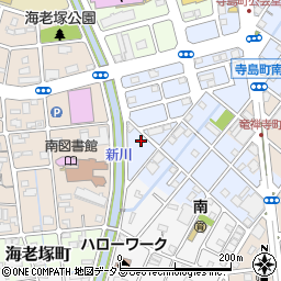 静岡県浜松市中央区寺島町1周辺の地図