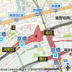 チアフル京橋店周辺の地図