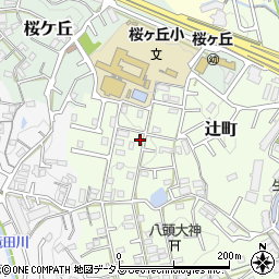 奈良県生駒市辻町882-135周辺の地図