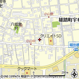 静岡県浜松市中央区雄踏町宇布見4666周辺の地図