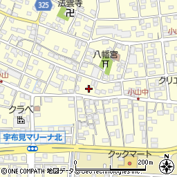 静岡県浜松市中央区雄踏町宇布見4758周辺の地図