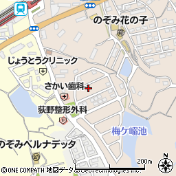 岡山県岡山市東区中尾90-14周辺の地図