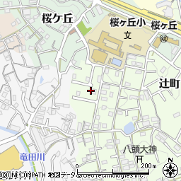 奈良県生駒市辻町881-70周辺の地図