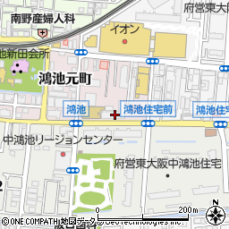 大阪府東大阪市鴻池元町10-27周辺の地図
