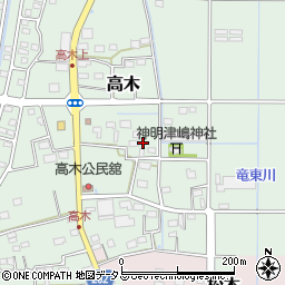 静岡県磐田市高木274周辺の地図