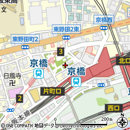 梅の花 京橋店周辺の地図