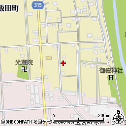 静岡県浜松市中央区下飯田町288周辺の地図