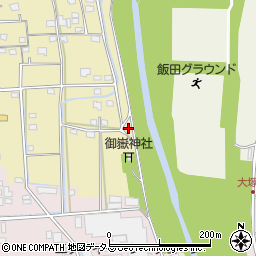 静岡県浜松市中央区下飯田町56周辺の地図