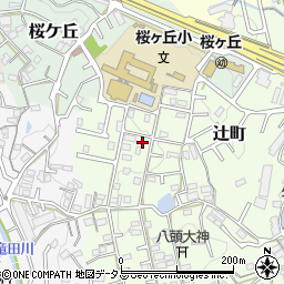 奈良県生駒市辻町882-137周辺の地図