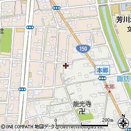 静岡県浜松市中央区本郷町51周辺の地図