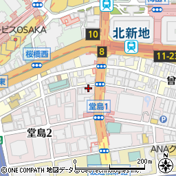 大阪府大阪市北区堂島2丁目2-34周辺の地図