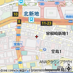 大阪府大阪市北区曾根崎新地1丁目3-4周辺の地図