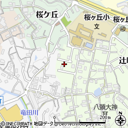 奈良県生駒市辻町881-67周辺の地図