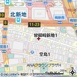 文字の店　堂島店周辺の地図